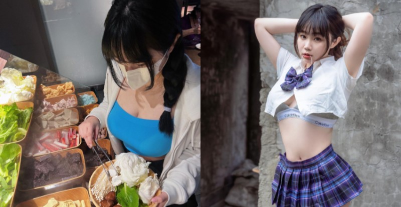 火鍋店驚見巨乳妹妹「爆夾一波」　看樣子一定可以吃很飽