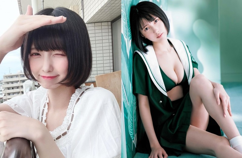 地下偶像最強美少女「月埜ヒスイ」辣曬渾圓北半球　豐滿上圍彷彿隨時要乳爆上衣