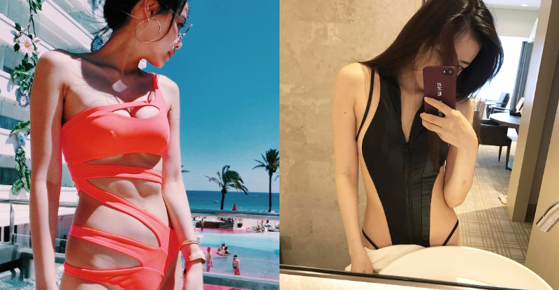 正妹穿上危險「撕裂泳裝」！野性美和清新氣質成反比！可惡想撕…