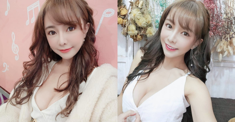 波濤洶湧！樂天女神「巫苡萱」解放白皙大美胸，神秘陰影讓粉絲合理懷疑是……