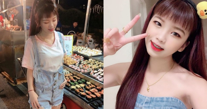 東港夜市壽司妹「彤仔」暗藏好身材，甜美可愛讓人想包下軍艦啦！
