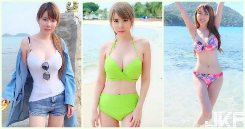 沙灘驚見「E奶美胸正妹」曬奶畫面好養眼！超邪惡「爆乳視角」畫面讓人噴血…