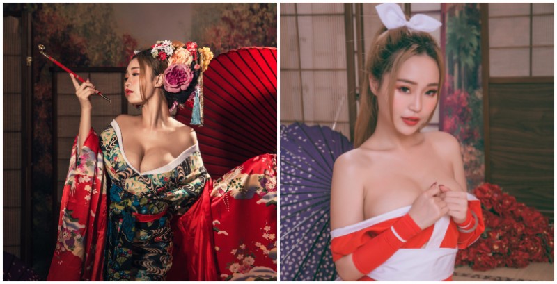 南半球女王「金瑀恩」化身性感花魁！爆乳身材完美展現，還外加不知火舞特別造型！