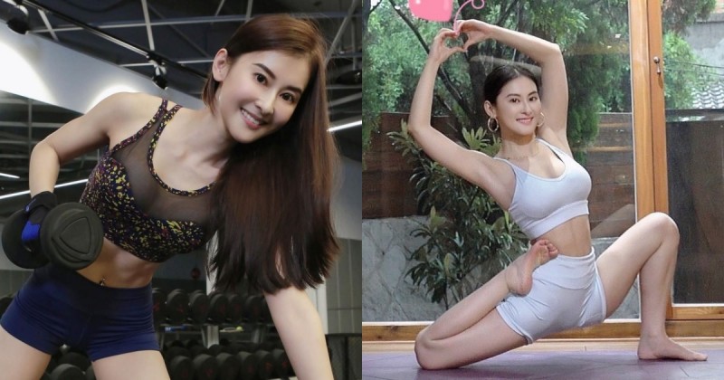根本小張柏芝！「瑜珈女神」奶大腰細身體超軟Ｑ，還能懸空一字馬！